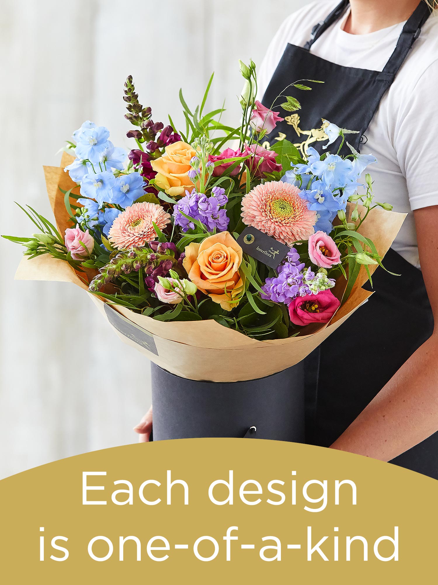Arrangement made with seasonal flowers Flower Arrangement